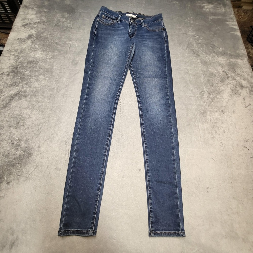 Levi's Jeans Womens 26 Blue 710 Super Skinny Extra-Slim Stretch Denim 5-Pocket